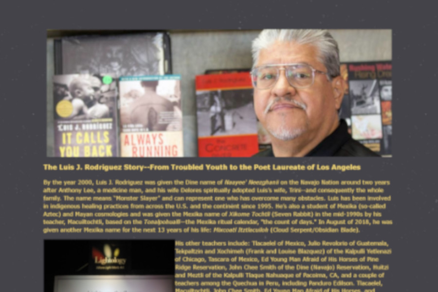 Luis J. Rodriguez, author, activist